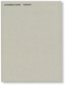 Künstlerbuch JOHANNES KAHRS - THERAPY, Diamondpaper Publishing Berlin, 2008