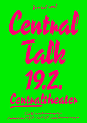 Programmplakat A1, SCHAUSPIEL LEIPZIG/Centraltheater, 2010