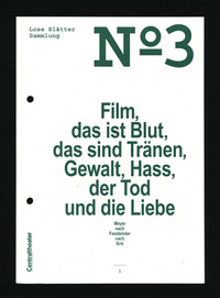 Publikationsreihe LOSE BLÄTTER SAMMLUNG, SCHAUSPIEL LEIPZIG/Centraltheater, 2010
