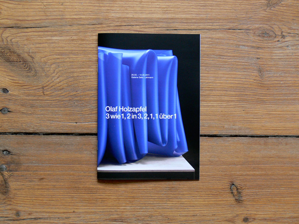 Katalog OLAF HOLZAPFEL, Galerie Gebr. Lehmann, Dresden/Berlin, 2011