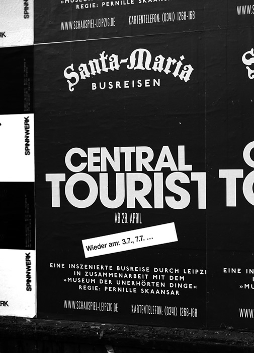 Stückeplakat A1, SCHAUSPIEL LEIPZIG/Centraltheater, 2011