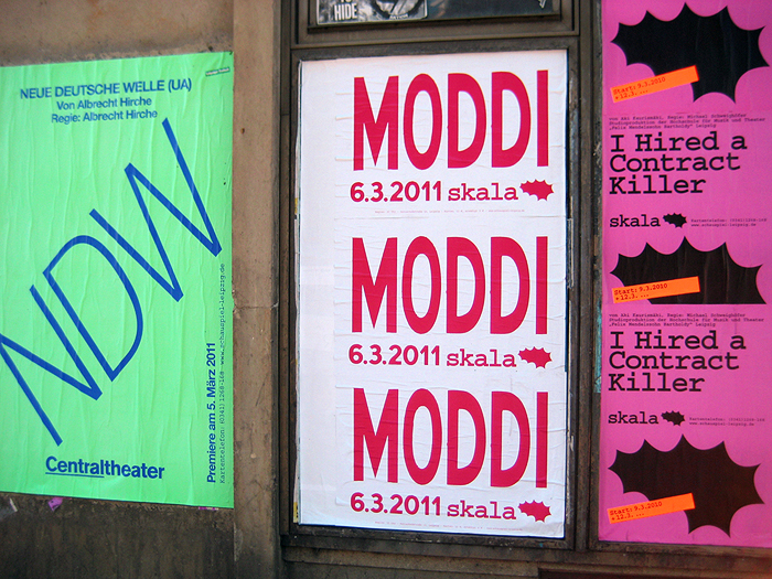 Stücke- und Konzertplakate, CLP + A1, SCHAUSPIEL LEIPZIG/Centraltheater + Skala, 2011