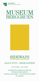 Folder SIDEWAYS, Museum Berggruen, Berlin, 2014/15