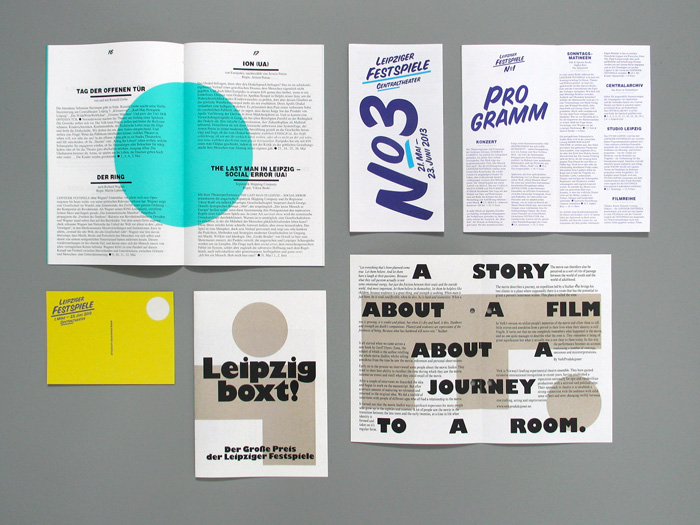 Programmheft, Programmzettel, Postkarte, Leipziger Festspiele, SCHAUSPIEL LEIPZIG/Centraltheater + Skala, 2013