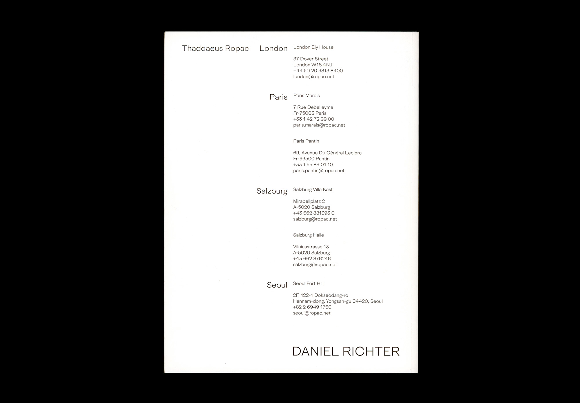 Daniel Richter FUROR I