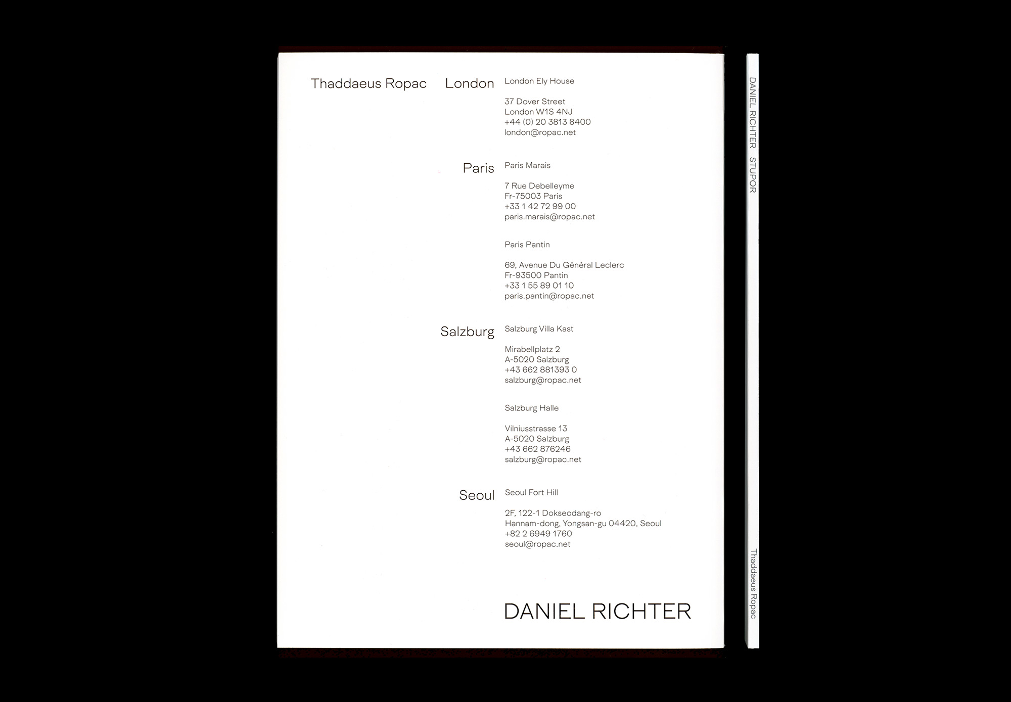 Daniel Richter STUPOR