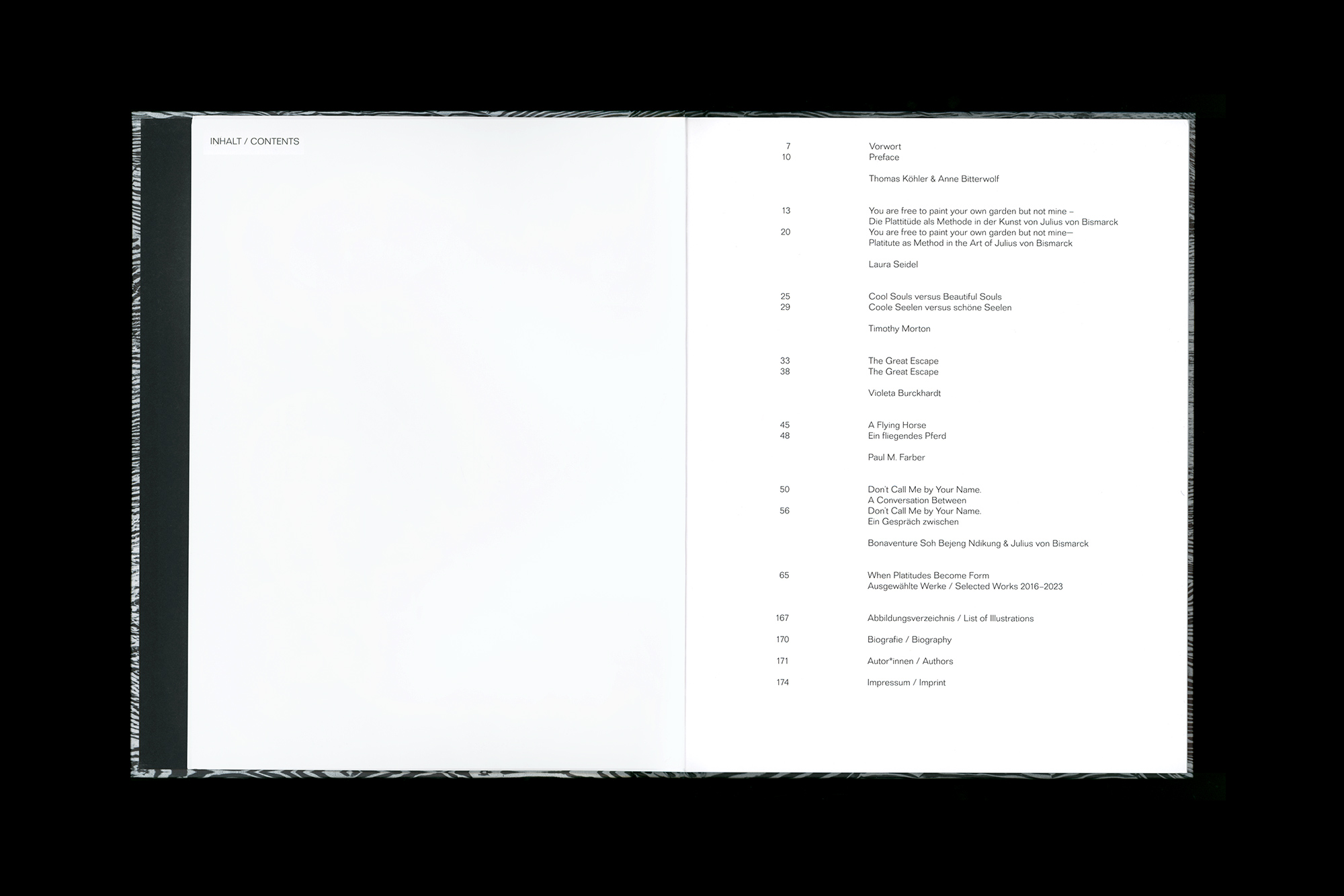 Julius von Bismarck – When Platitudes Become Form