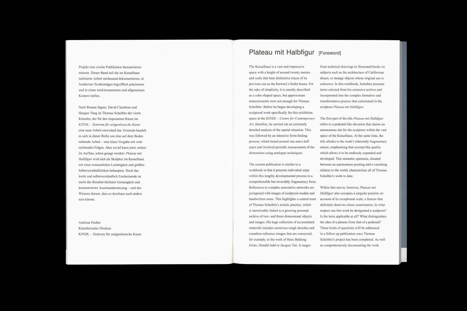 THOMAS SCHEIBITZ – PLATEAU MIT HALBFIGUR