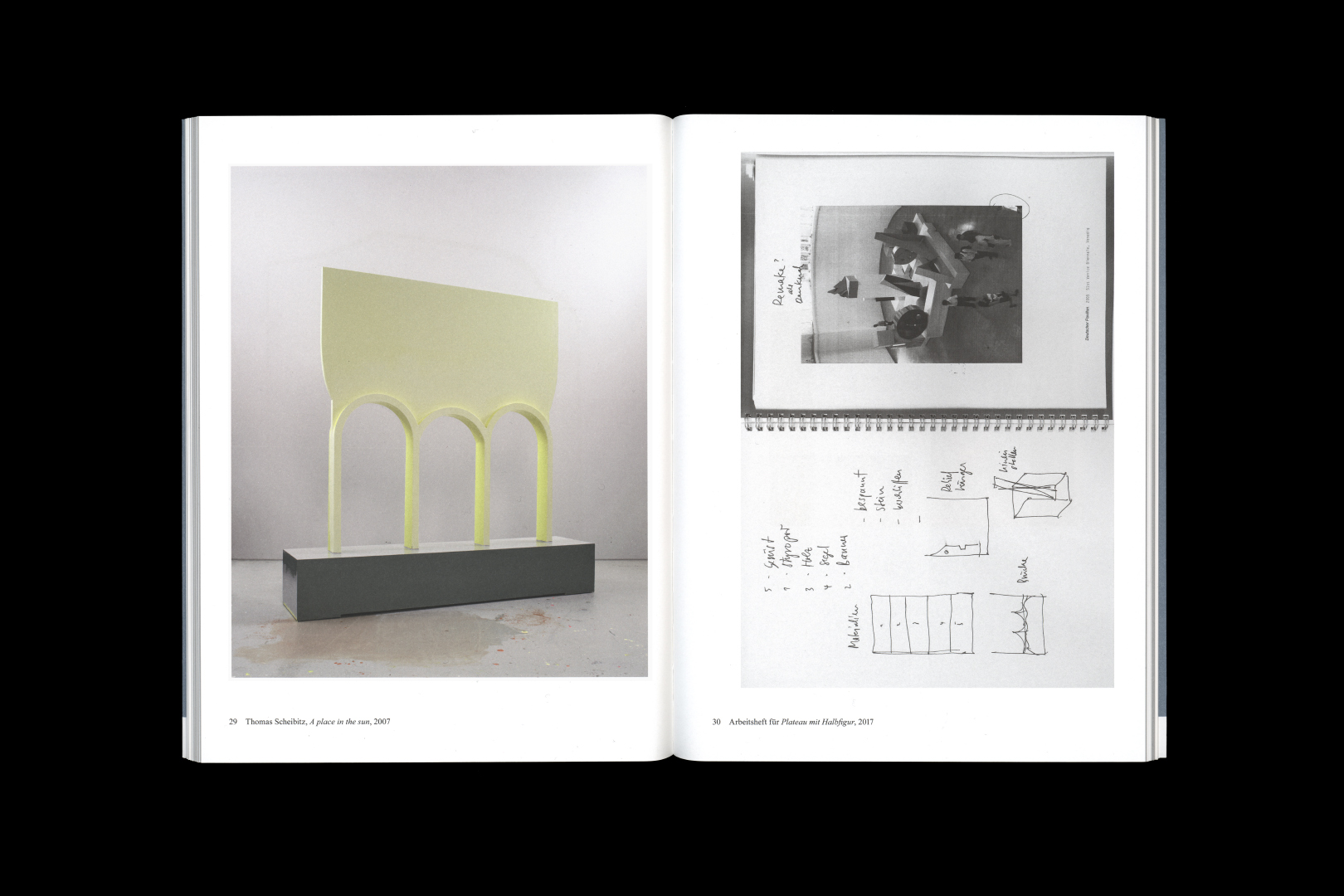 THOMAS SCHEIBITZ – PLATEAU MIT HALBFIGUR