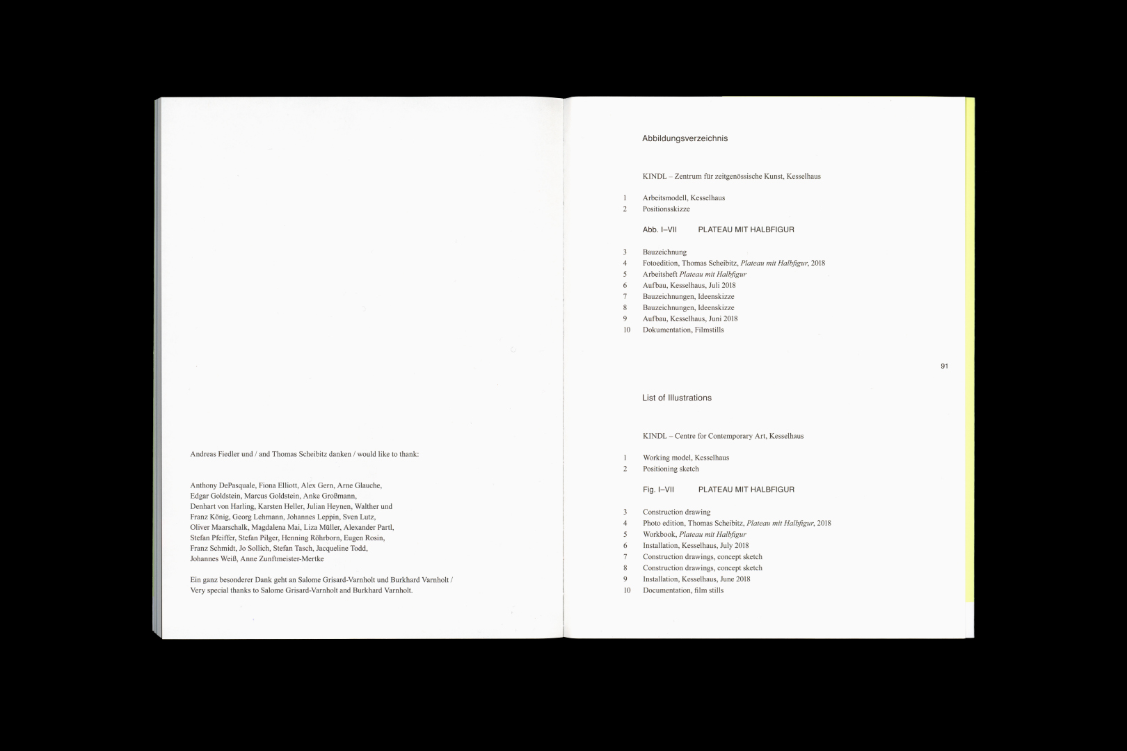 THOMAS SCHEIBITZ – PLATEAU MIT HALBFIGUR