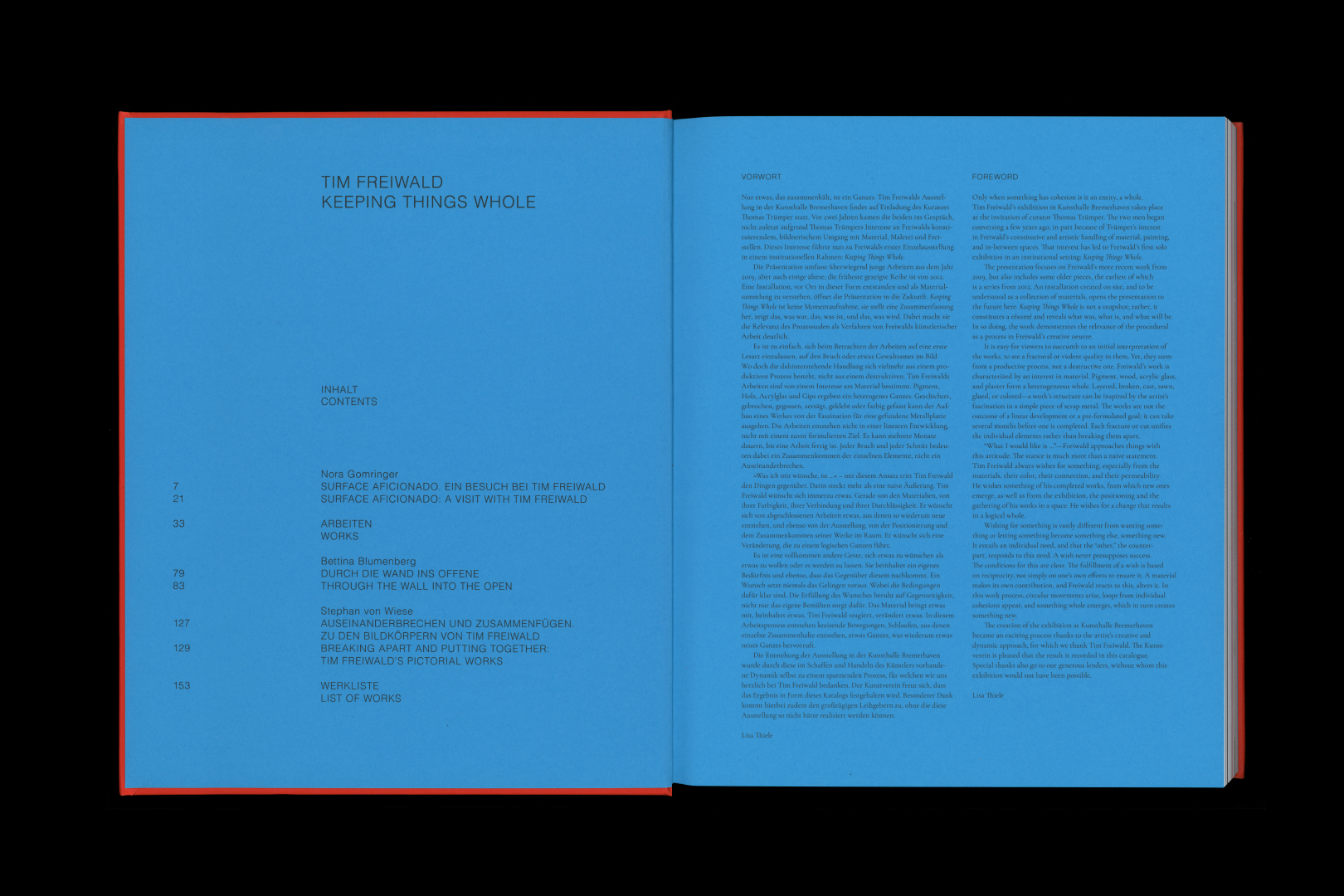 TIM FREIWALD – KEEPING THINGS WHOLE